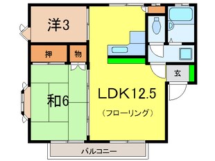 K.コートの物件間取画像